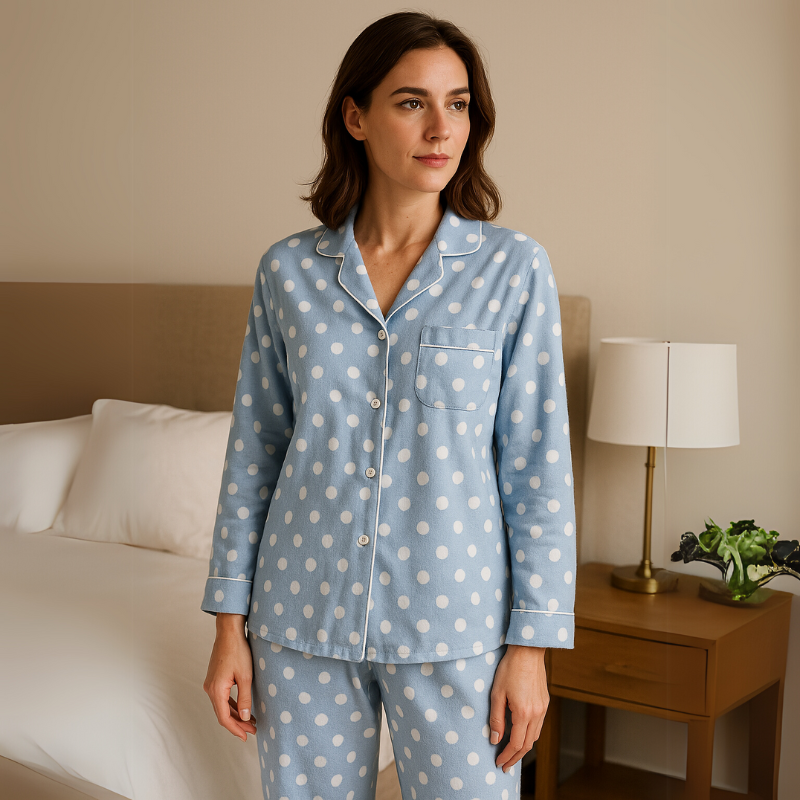 Pijama Melanie Americano Feminino Longo
