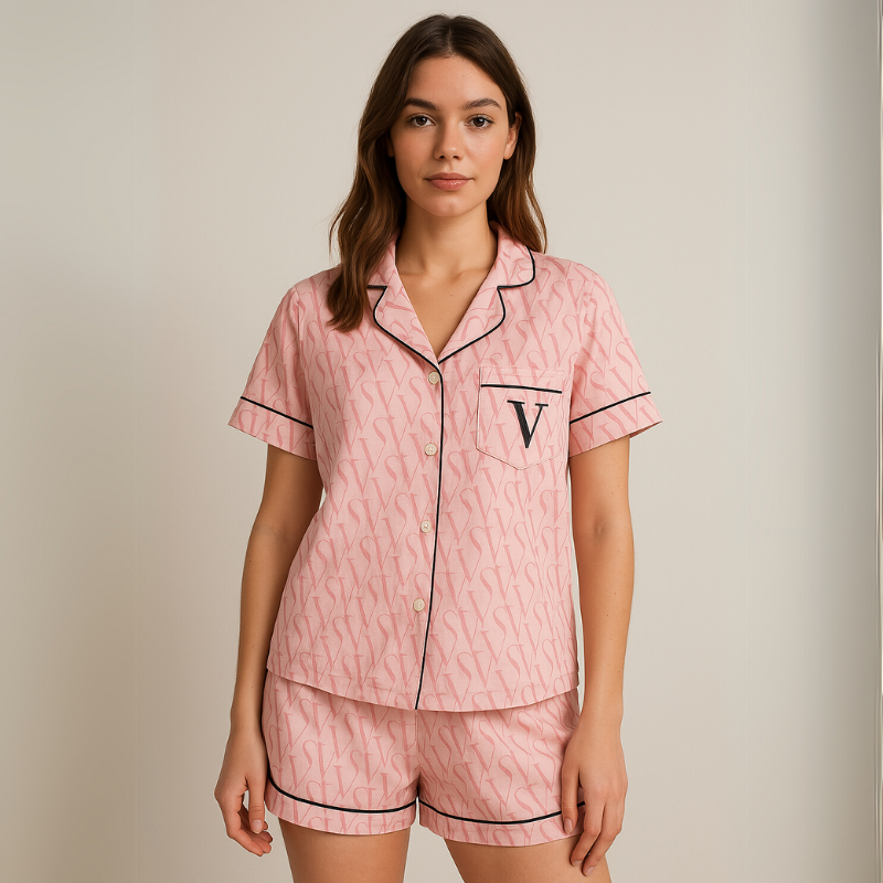 Pijama Viena Americano Feminino Curto