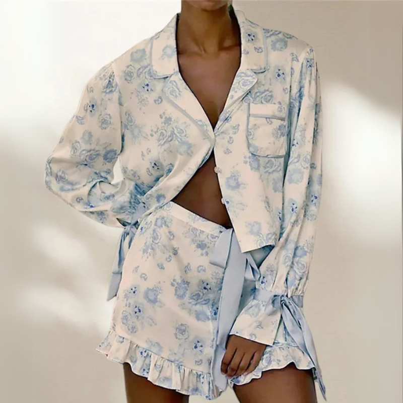 Pijama Belle Époque Americano Feminino Curto