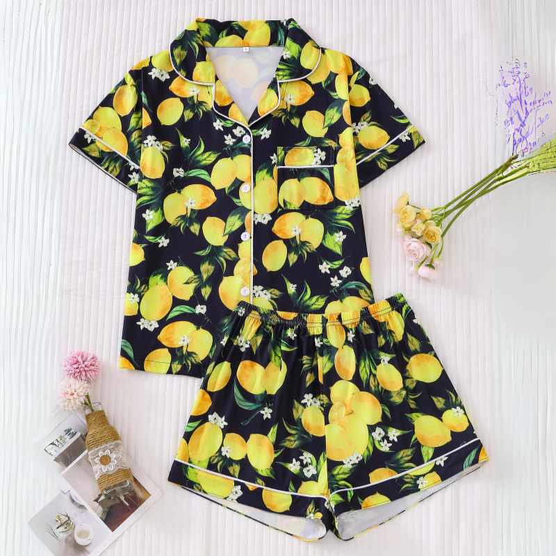 Pijama Amalfi Nights Americano Feminino Curto