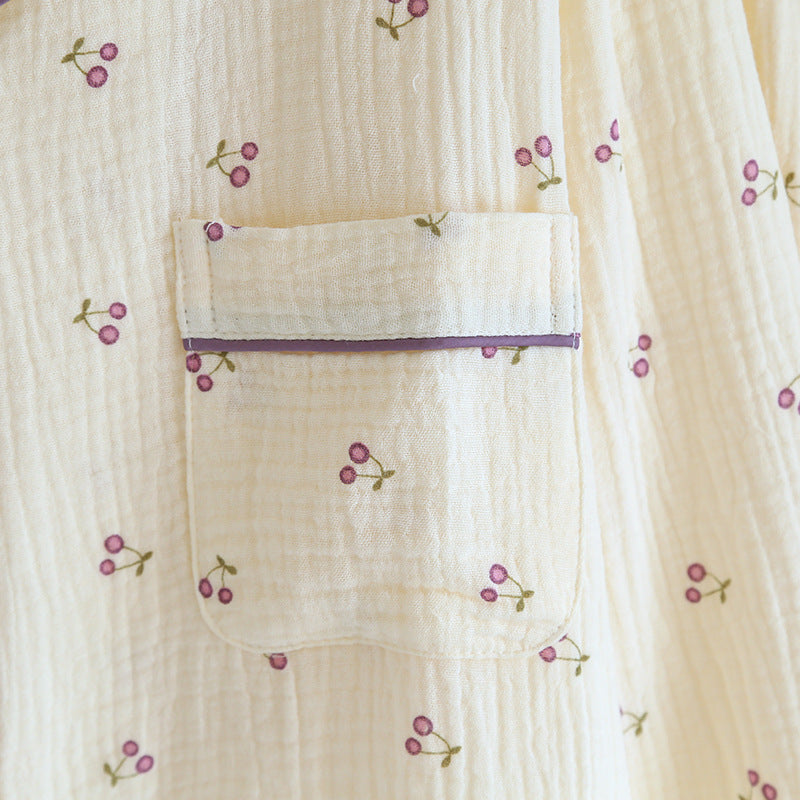 Pijama Doce Cereja Americano Feminino Longo