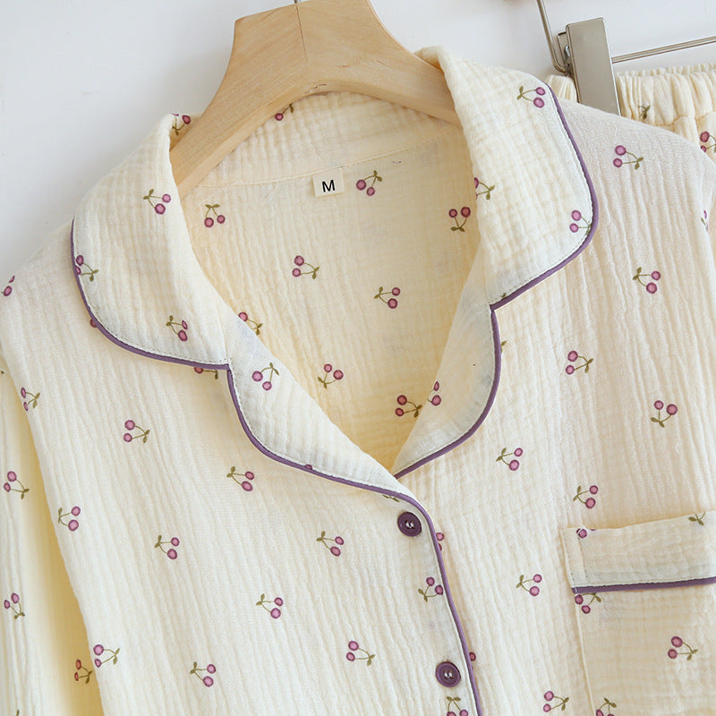 Pijama Doce Cereja Americano Feminino Longo
