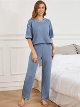 Pijama Calm Blue Feminino Longo