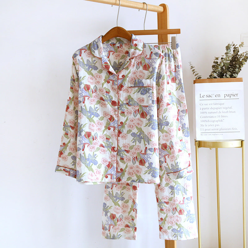 Pijama Garden Bloom Americano Feminino Longo