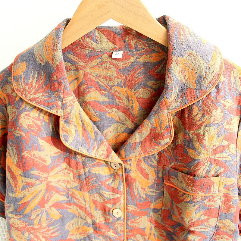 Pijama Botanique Feminino Curto