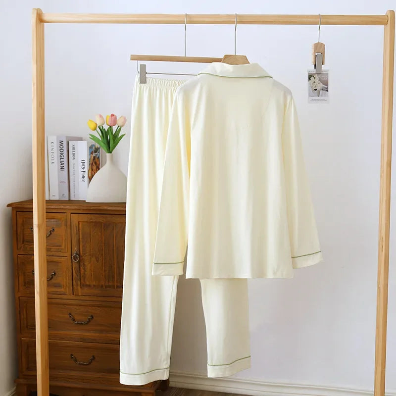 Pijama Calm Days Americano Feminino Longo