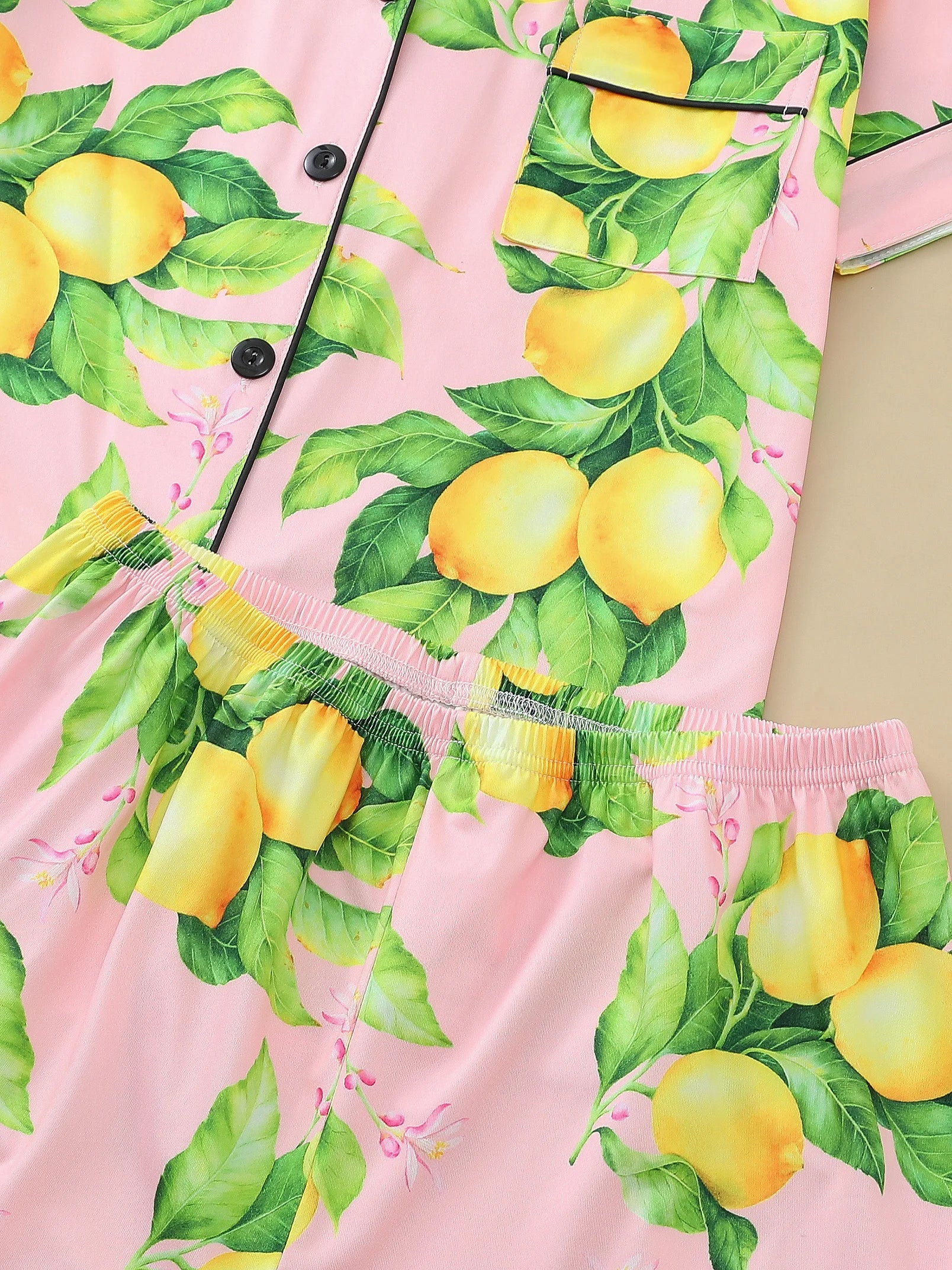 Pijama Limone Americano Feminino Curto