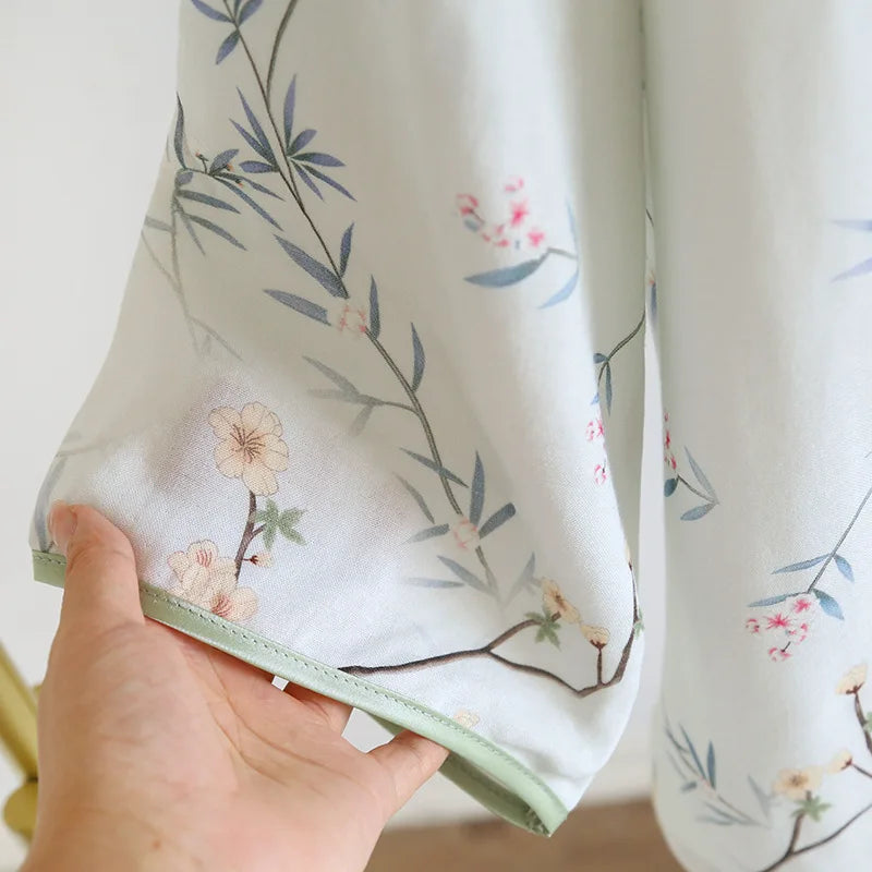 Pijama Sakura Feminino Longo
