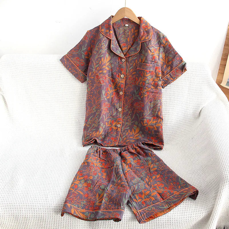 Pijama Botanique Feminino Curto