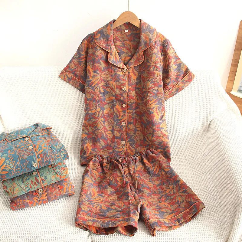 Pijama Botanique Feminino Curto