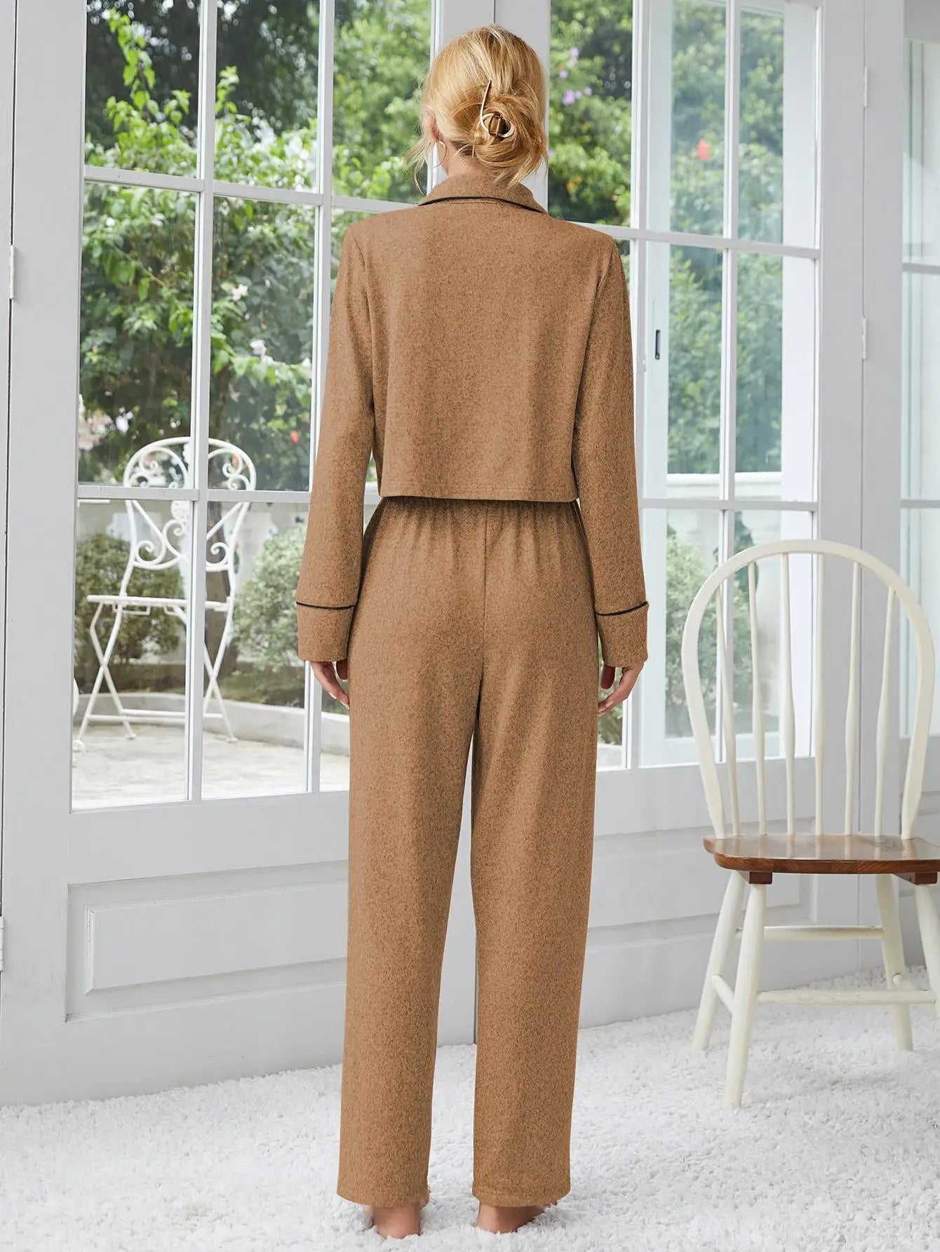 Pijama Minimal Feminino Longo