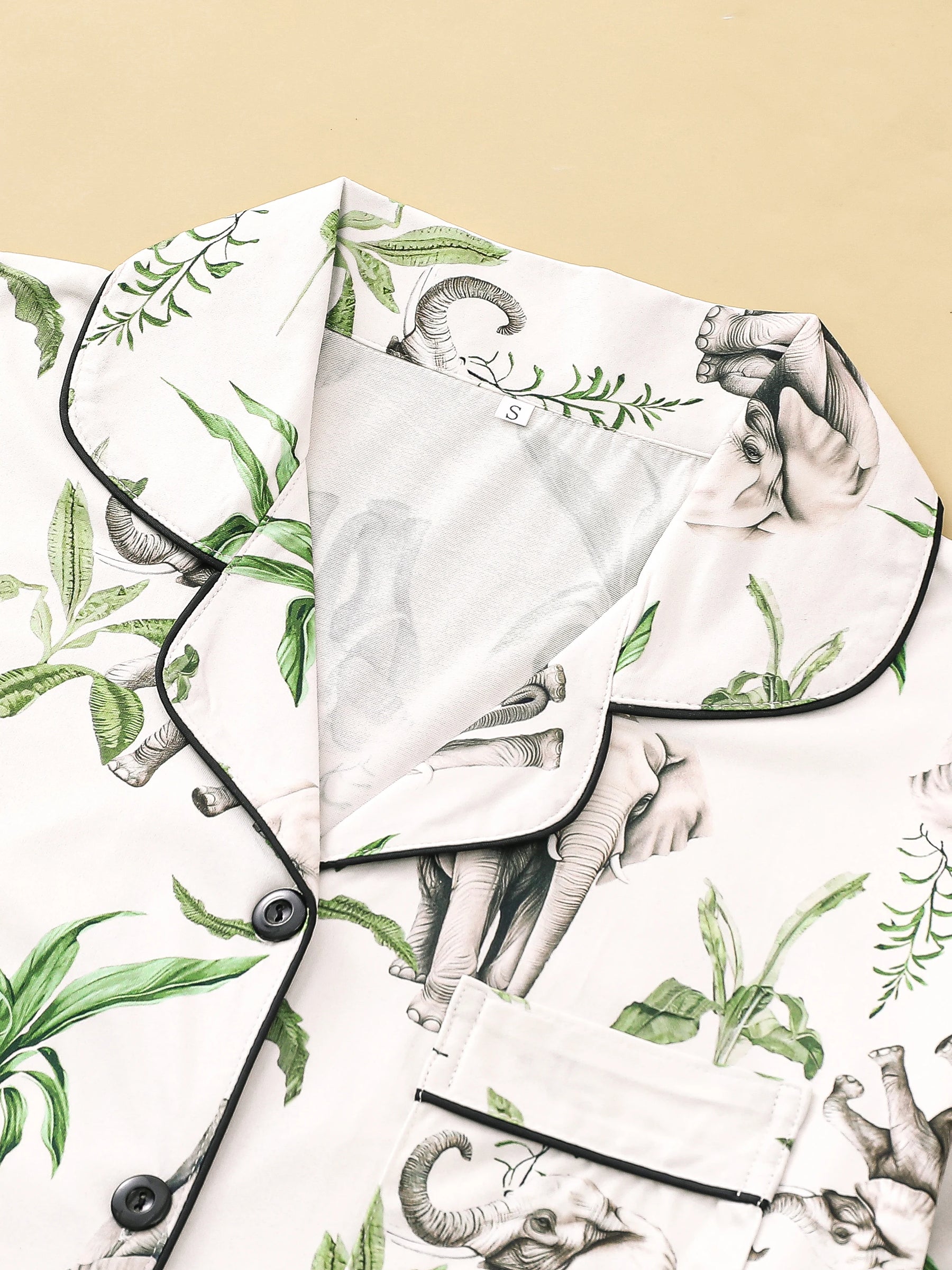 Pijama Jardim Sereno Feminino Longo