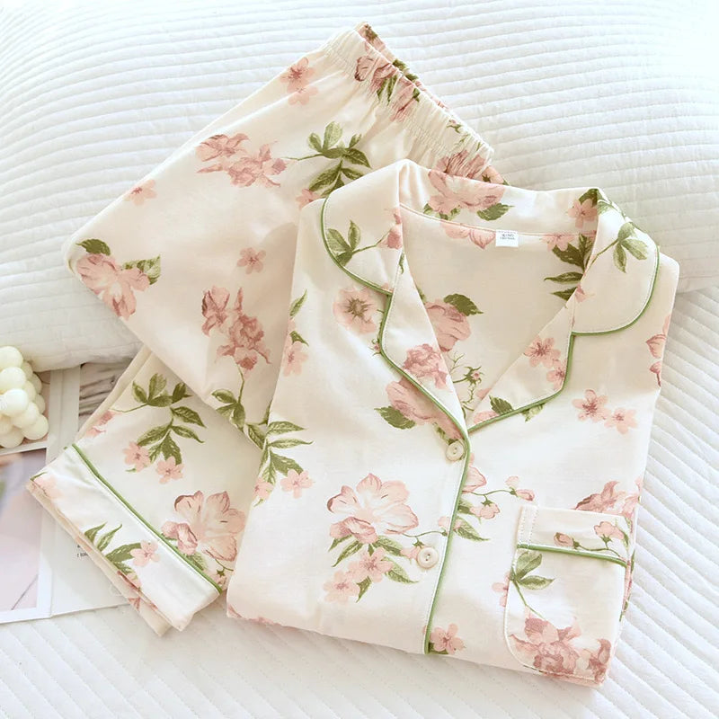 Pijama Fiorina Americano Feminino Longo