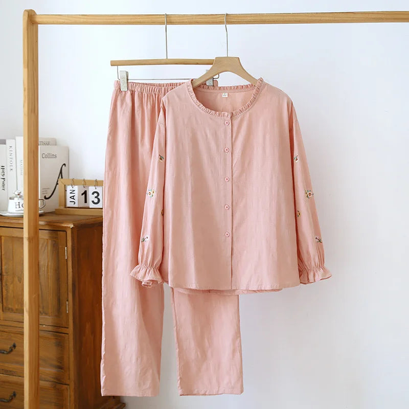 Pijama Amélise Feminino Longo