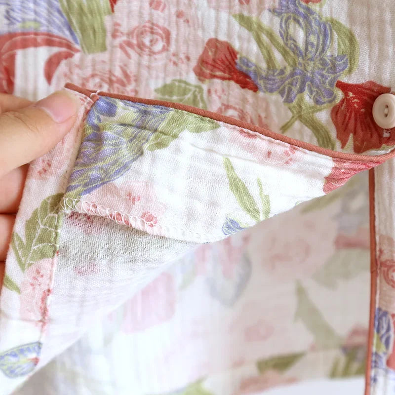 Pijama Garden Bloom Americano Feminino Longo