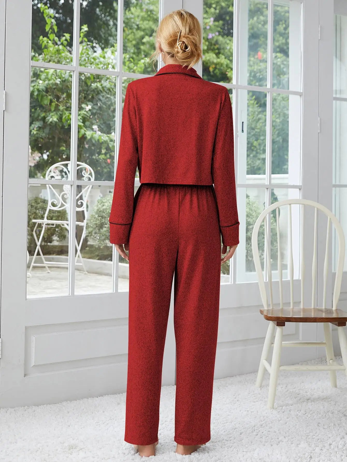Pijama Minimal Feminino Longo