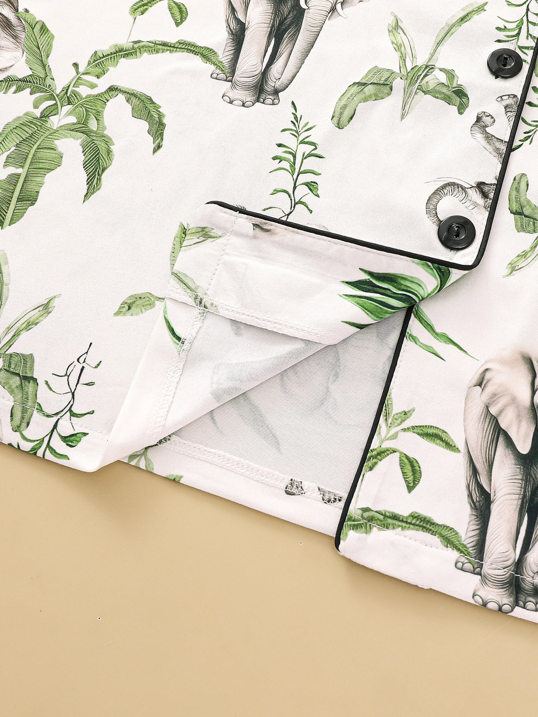 Pijama Jardim Sereno Feminino Longo