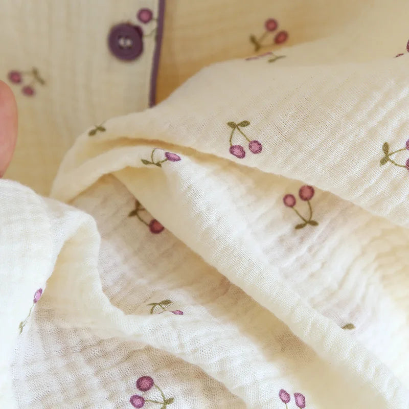 Pijama Doce Cereja Americano Feminino Longo
