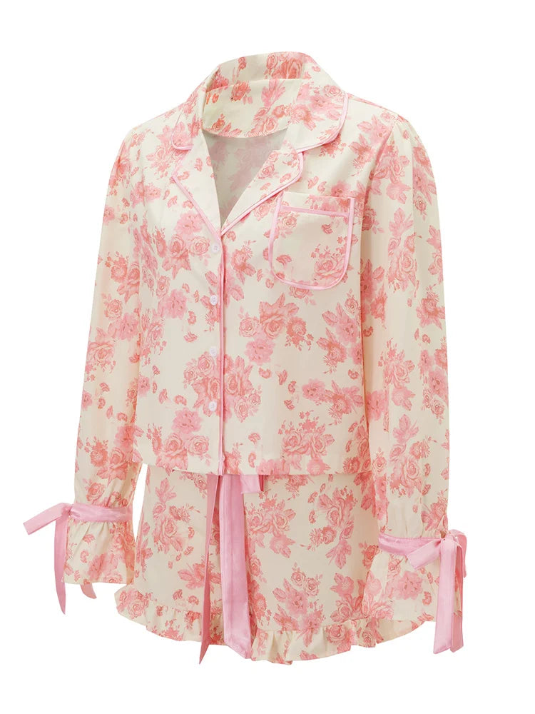 Pijama Belle Époque Americano Feminino Curto