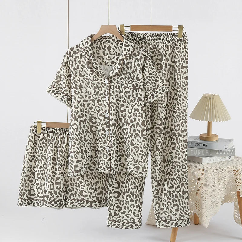 Pijama Calm Savana Feminino 3 Peças