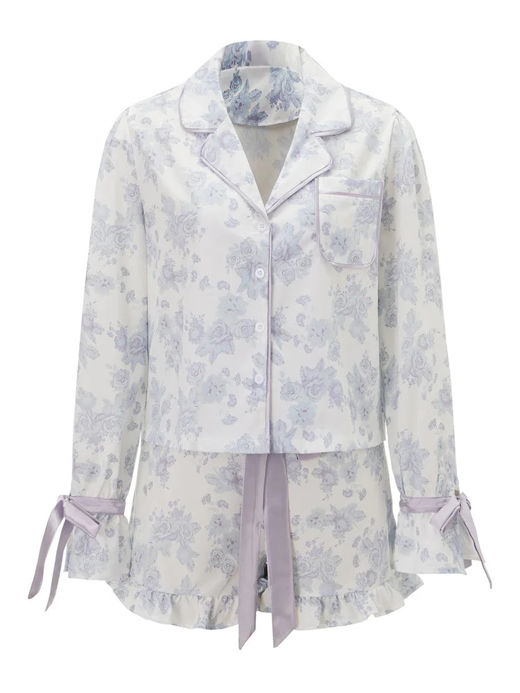 Pijama Belle Époque Americano Feminino Curto