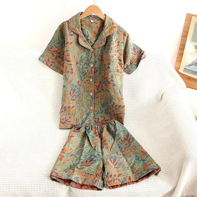 Pijama Botanique Feminino Curto