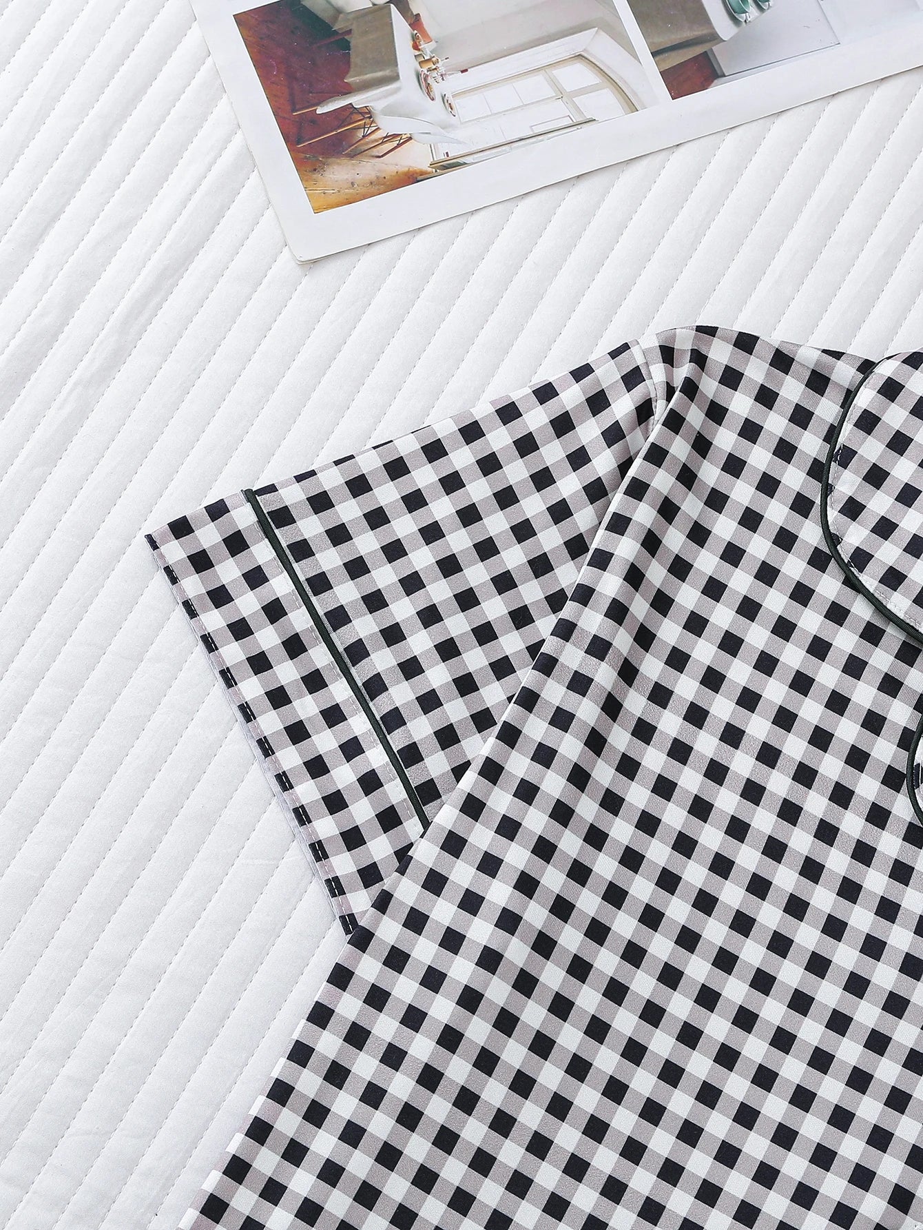 Pijama Noite Clássica Americano Feminino Curto