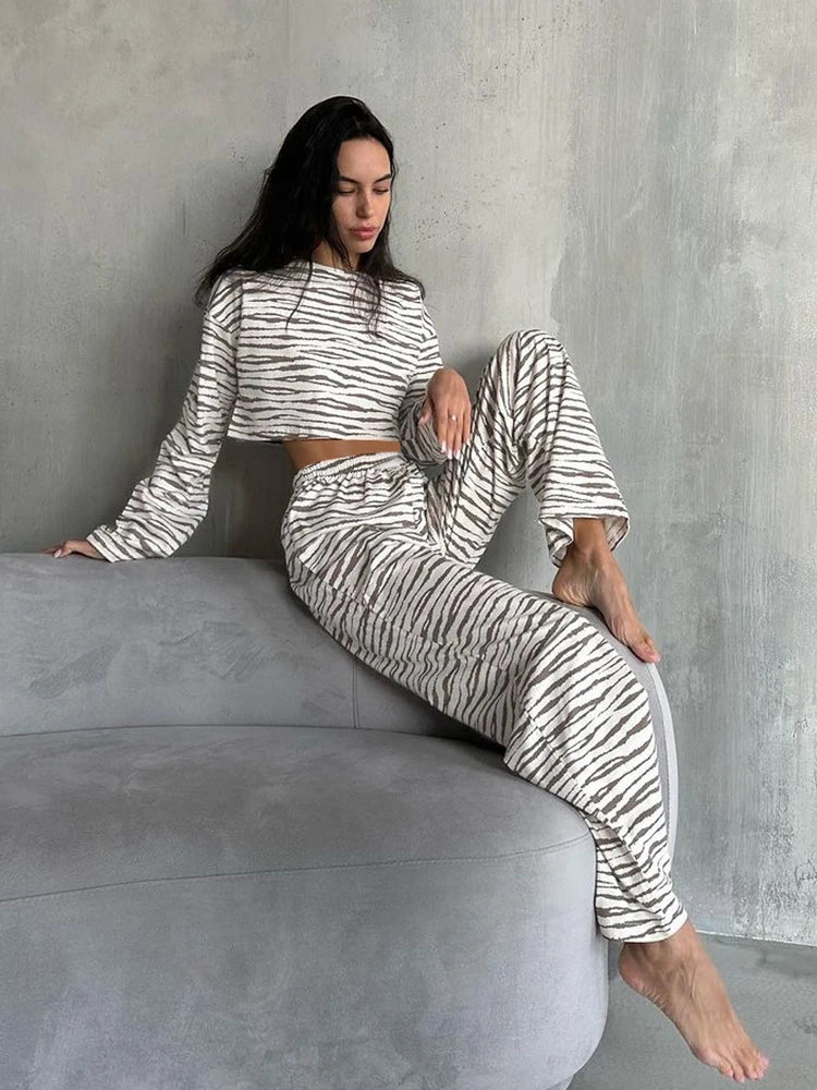 Pijama Zebra World Feminino Longo