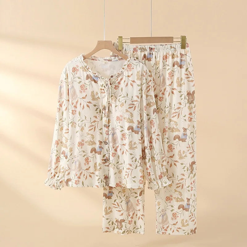 Pijama Belleville Americano Feminino Longo