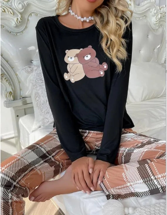 Pijama Cozy Bears Feminino Longo