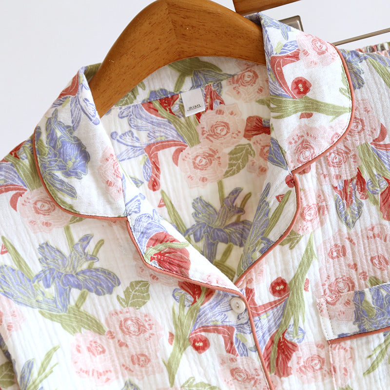 Pijama Garden Bloom Americano Feminino Longo