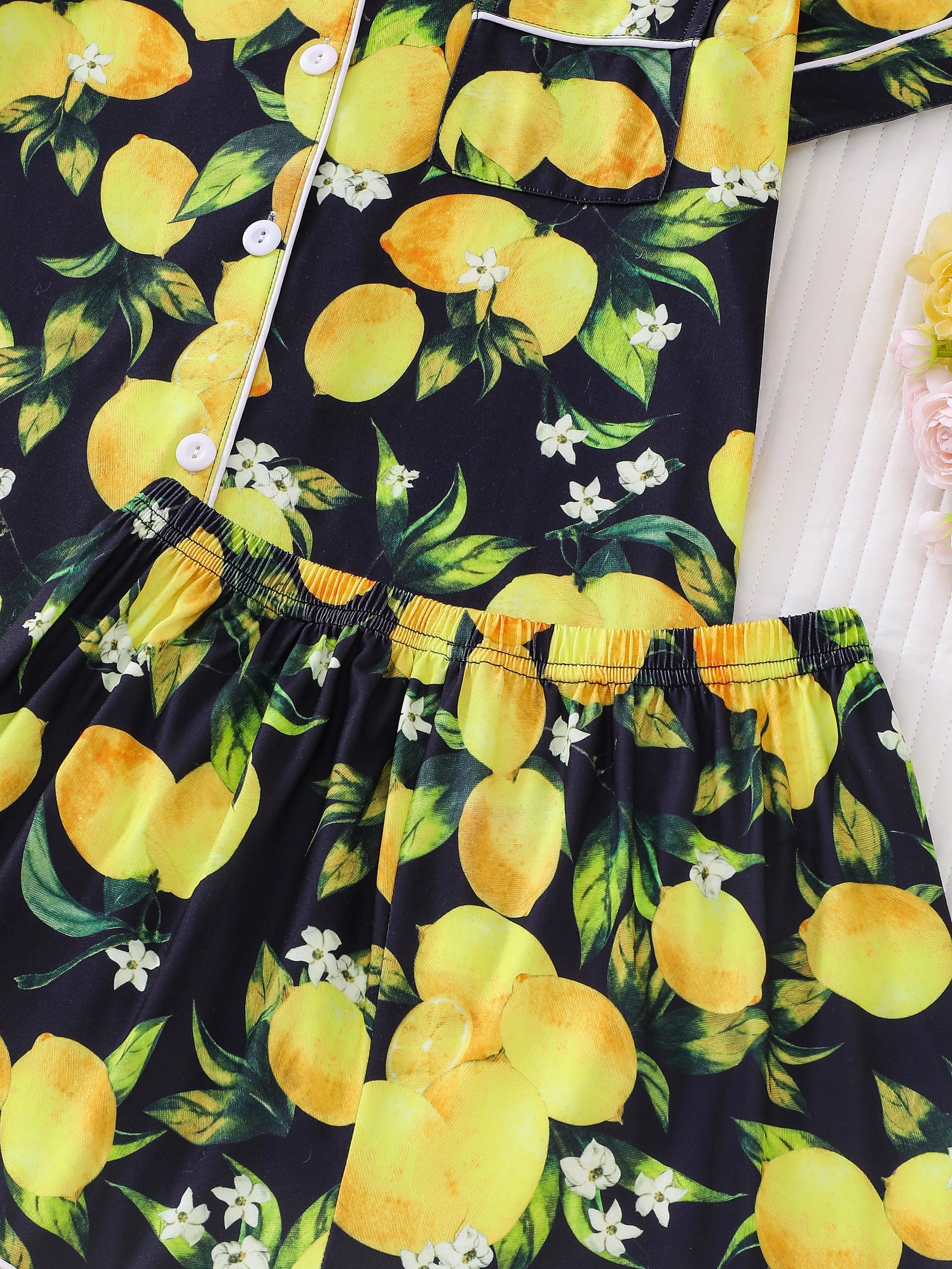 Pijama Amalfi Nights Americano Feminino Curto