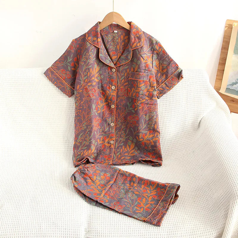 Pijama Botanique Feminino Curto