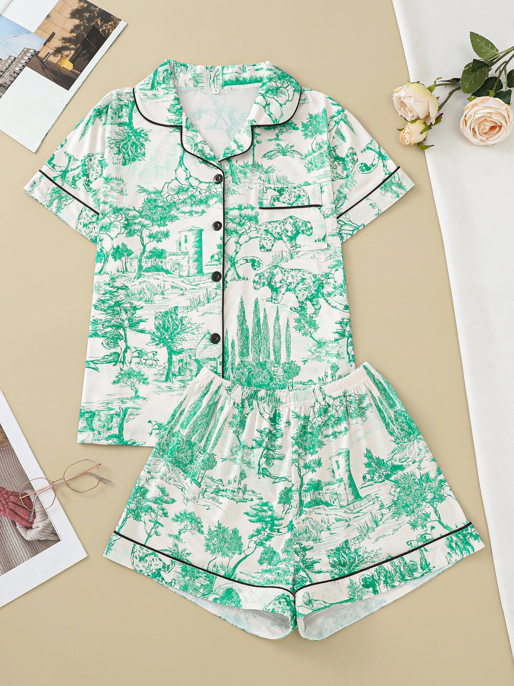 Pijama Toile Dreams Americano Feminino Curto