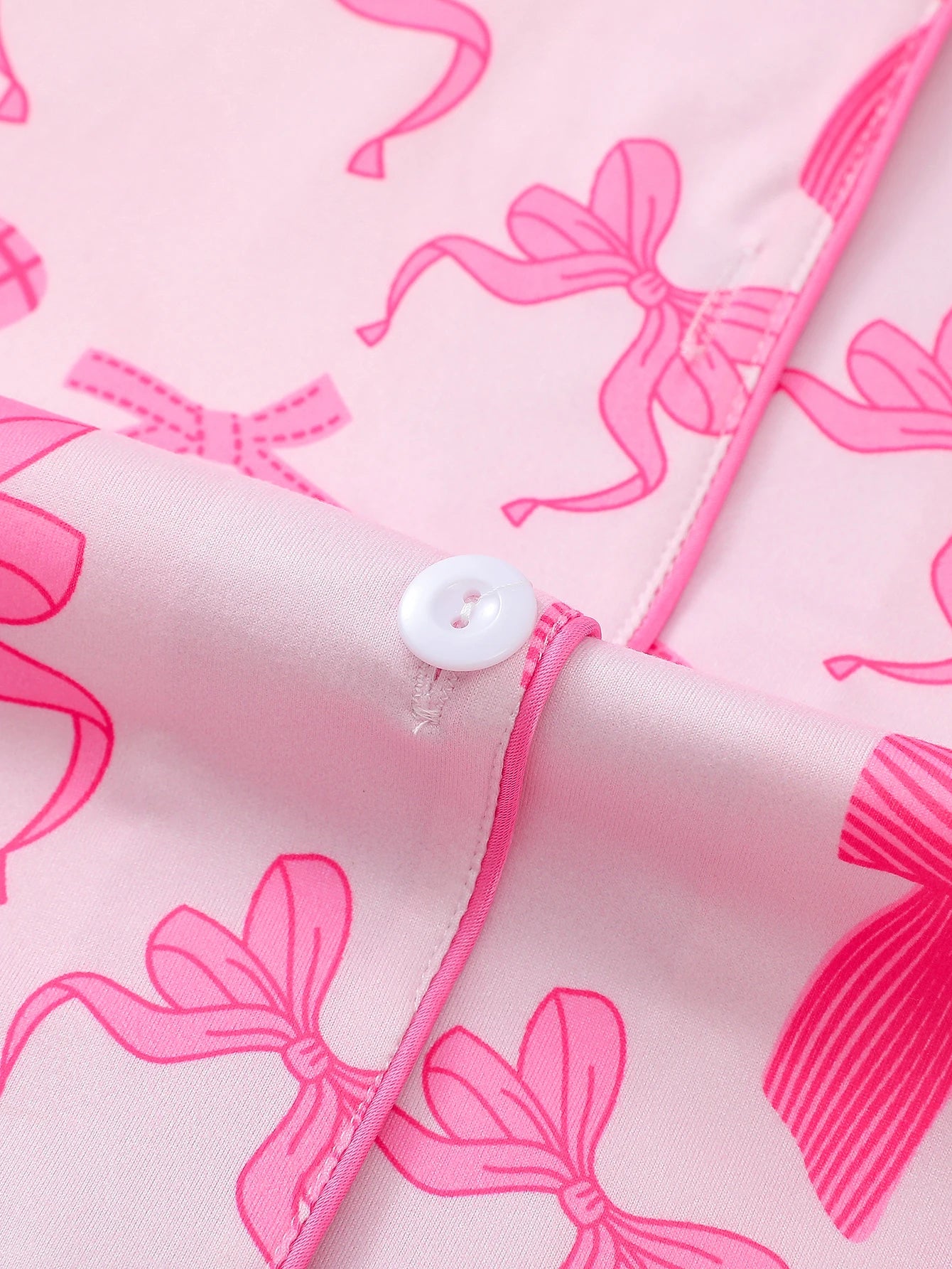 Pijama Lace & Bows Americano Feminino Curto