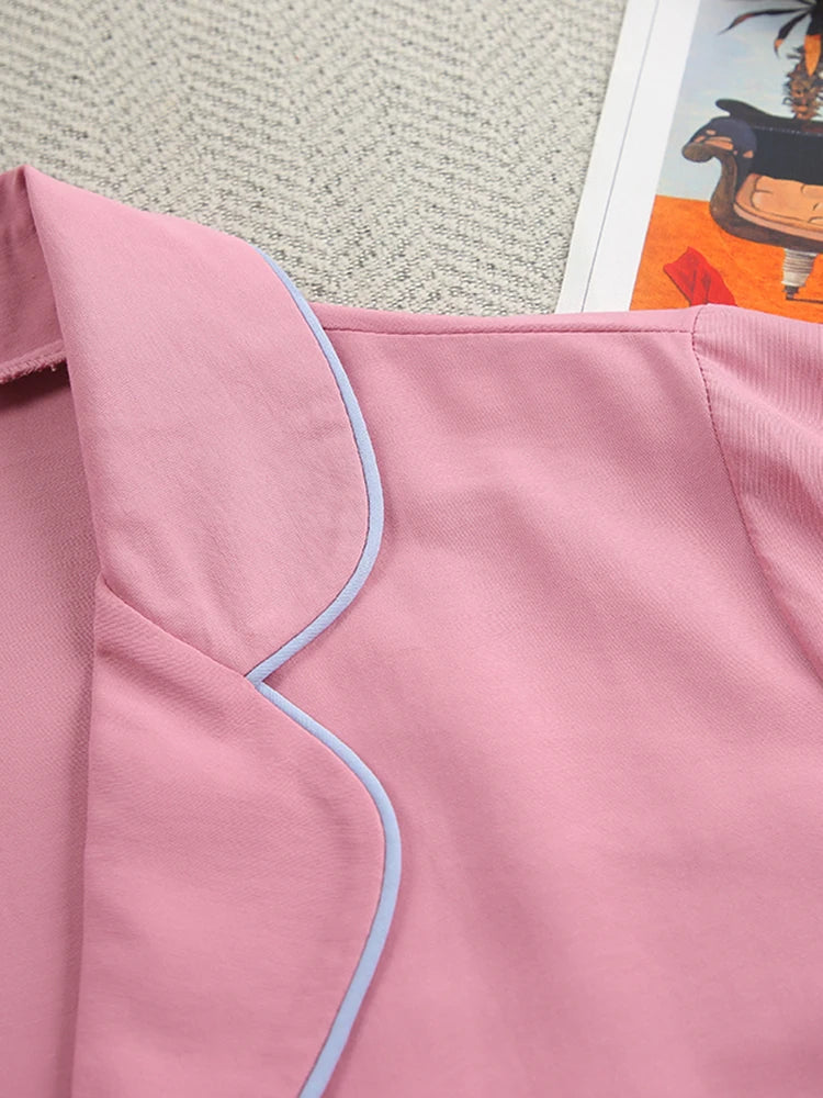 Pijama Sweet'n Rose Americano Feminino Longo