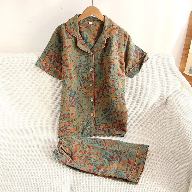 Pijama Botanique Feminino Curto
