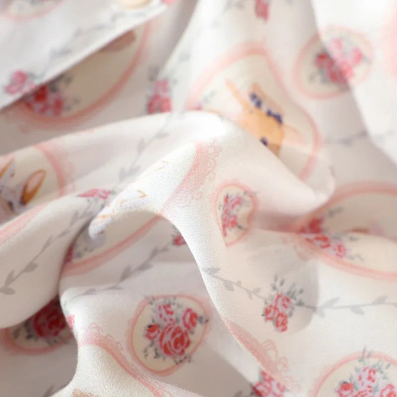 Pijama Dream Bunny Feminino Longo em Viscose