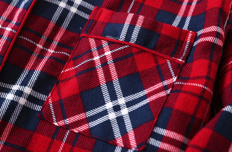 Camisola Xadrez Manga Longa - Kim