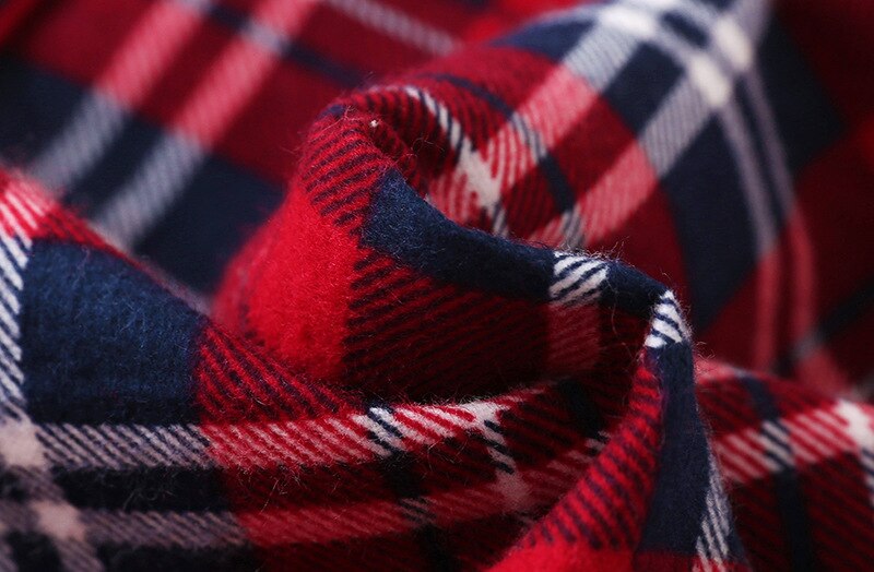 Camisola Xadrez Manga Longa - Kim