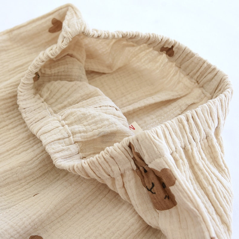 Pijama Bear World Americano Feminino Curto