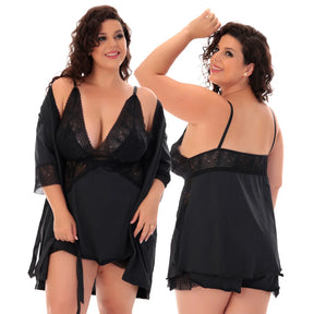 Baby Doll e Robe Plus Size - Eternal Elegance