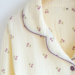 Pijama Doce Cereja Americano Feminino Longo