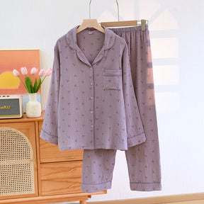 Pijama Doce Cereja Americano Feminino Longo