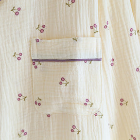 Pijama Doce Cereja Americano Feminino Longo