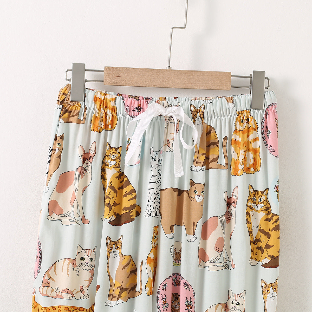 Pijama Funny Cats Americano Feminino Curto