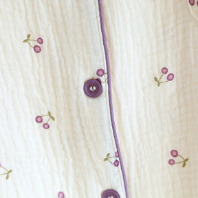 Pijama Doce Cereja Americano Feminino Longo