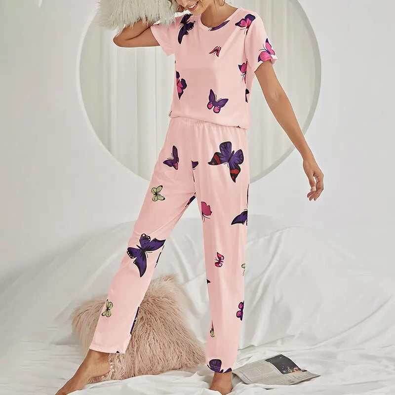 Pijama Butterfly Feminino Longo