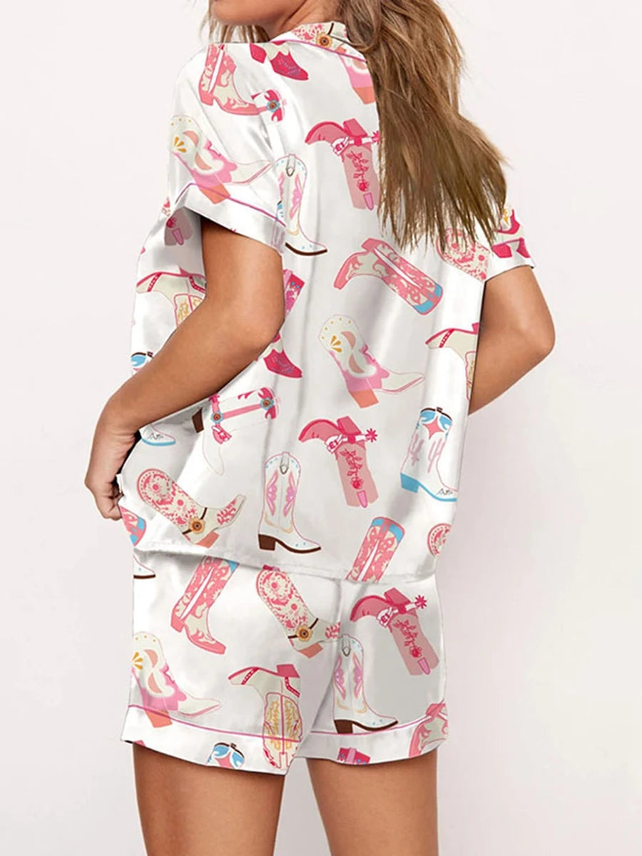 Pijama Go West Americano Feminino Curto