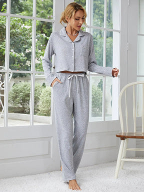 Pijama Minimal Feminino Longo